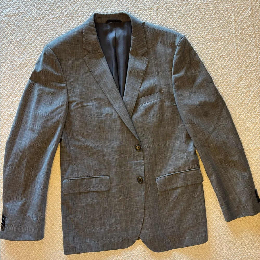 BOSS Men's Gray Blazer & Trousers